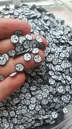 Jack skellington clay slices - skellington,
